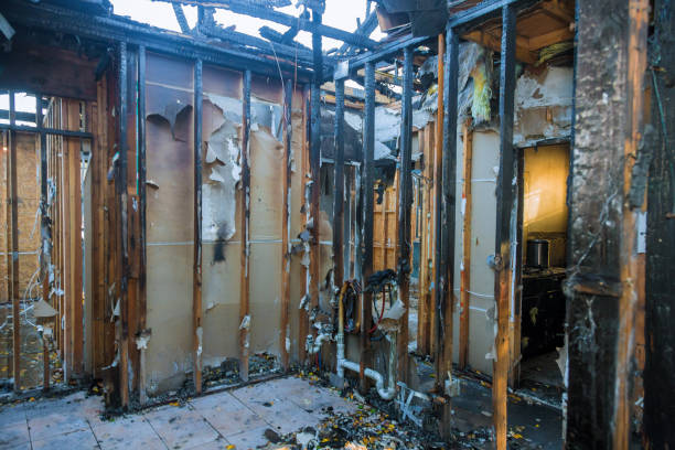 Professional Emergency Fire Cleanup technician working in Midwest City, OK